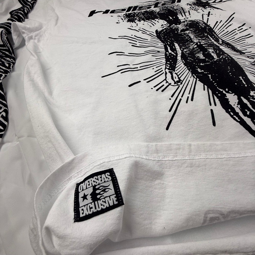 Hellstar Victory Within Long Sleeve Shirt White XXL Overseas Fall 2023 Exclusive - Picture 5 of 11